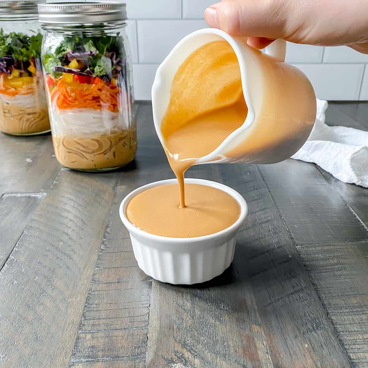Thai Cashew Dressing (peanut sauce substitute) - Pass The Sprouts